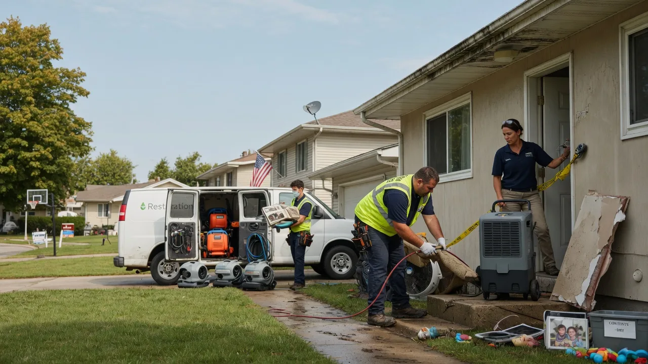 Water Damage Restoration in Lansing, IL near me